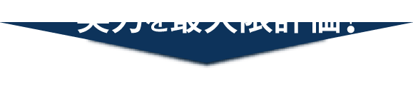 実力を最大限評価！